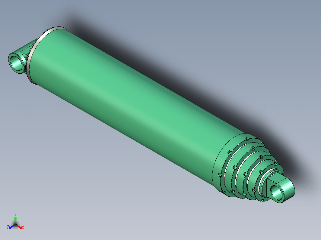 五节液压缸 hydraulic cylinder