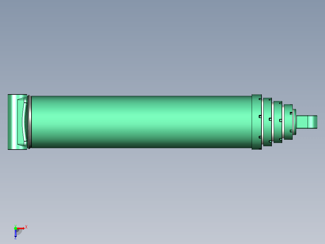 五节液压缸 hydraulic cylinder