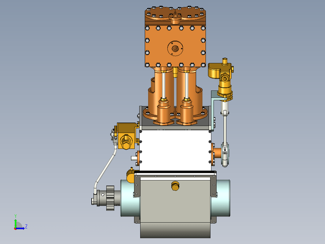 SA-611蒸汽汽车发动机