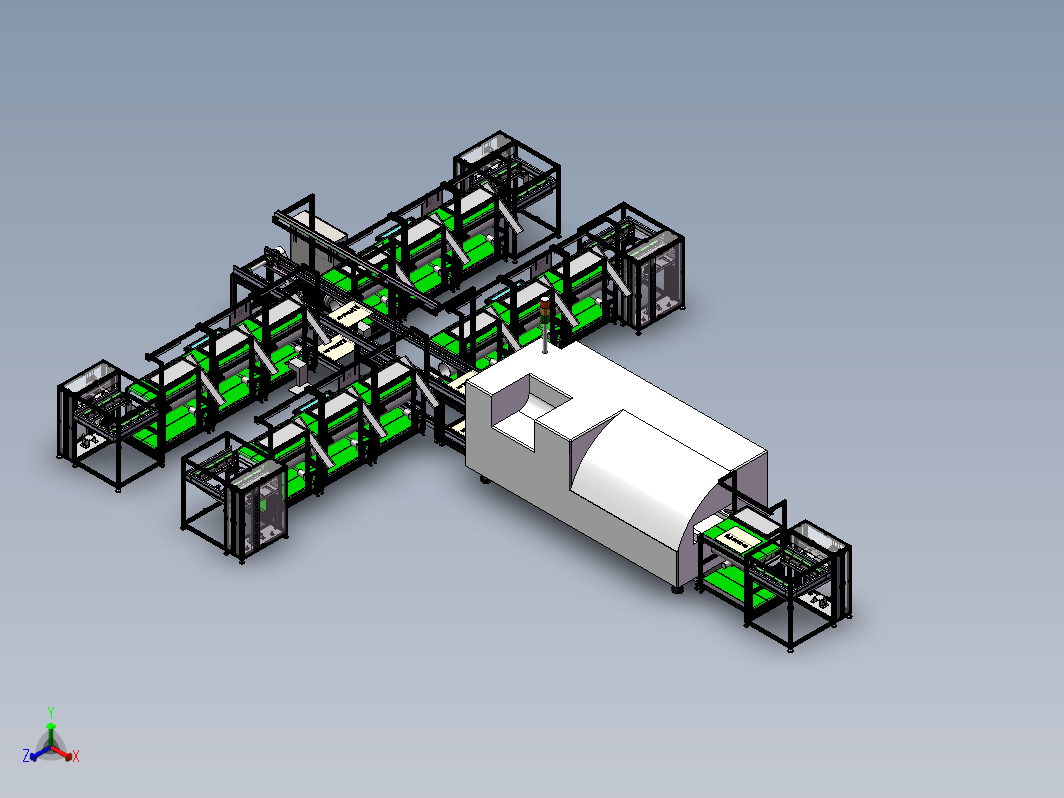 插件选择性焊接过锡炉PCB同时过炉生产线