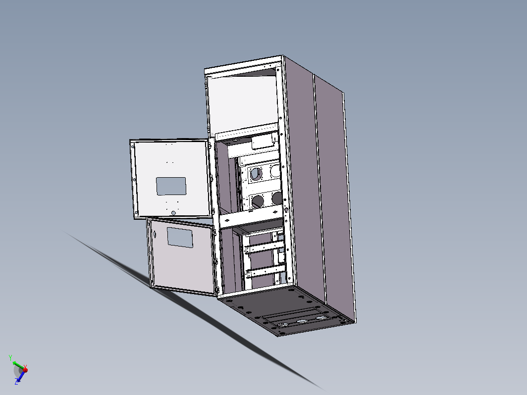 KYN28中置柜 3D+CAD