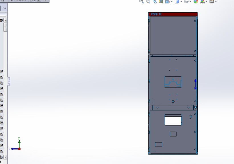 KYN28中置柜 3D+CAD