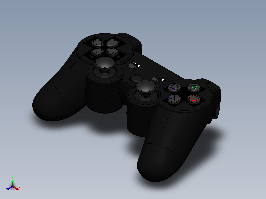 游戏机控制器手柄 playstation-controller-