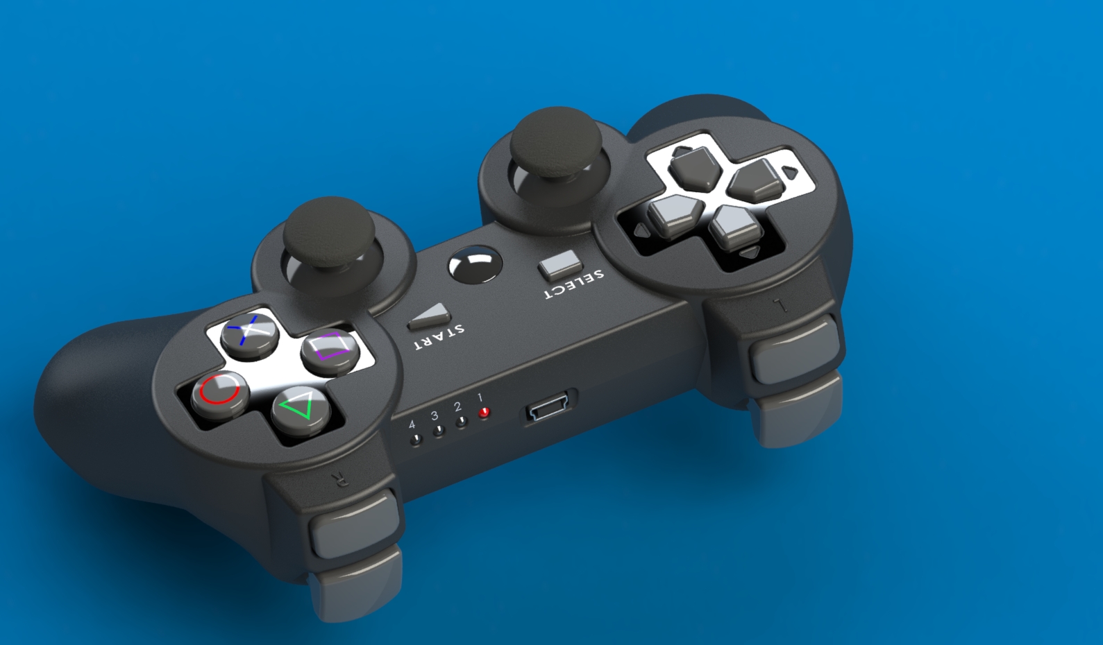 游戏机控制器手柄 playstation-controller-