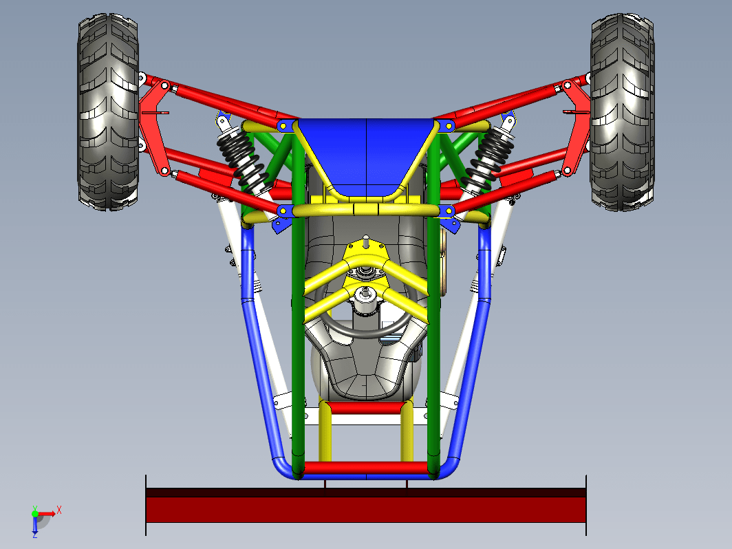 kart-cross 250cc钢管赛车