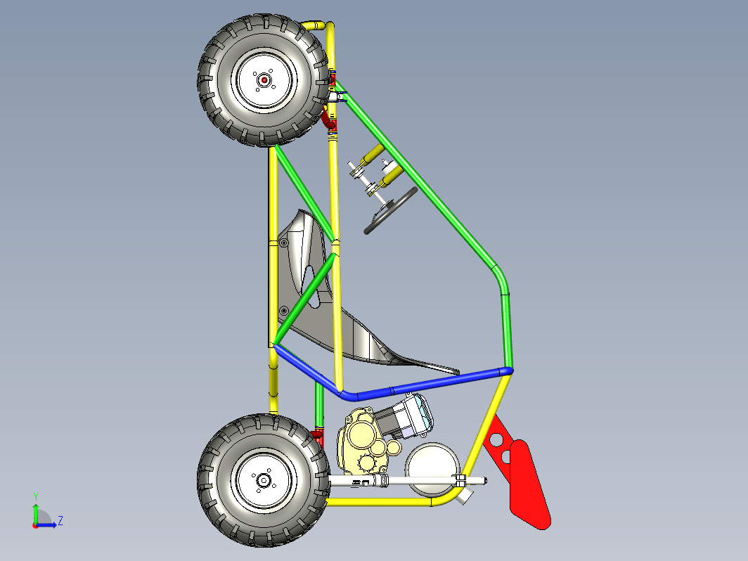 kart-cross 250cc钢管赛车