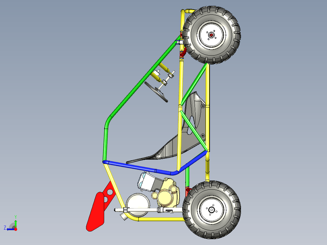 kart-cross 250cc钢管赛车