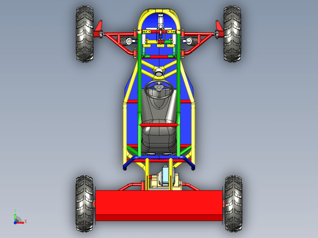 kart-cross 250cc钢管赛车