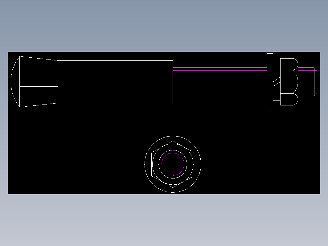 钢膨胀螺栓-M12x130