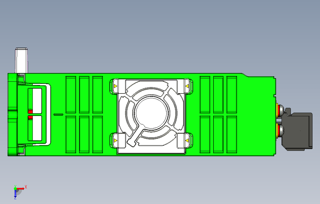 标准型多机传动变频器STEP_B00（MD800逆变单元整机外形STEP模型）