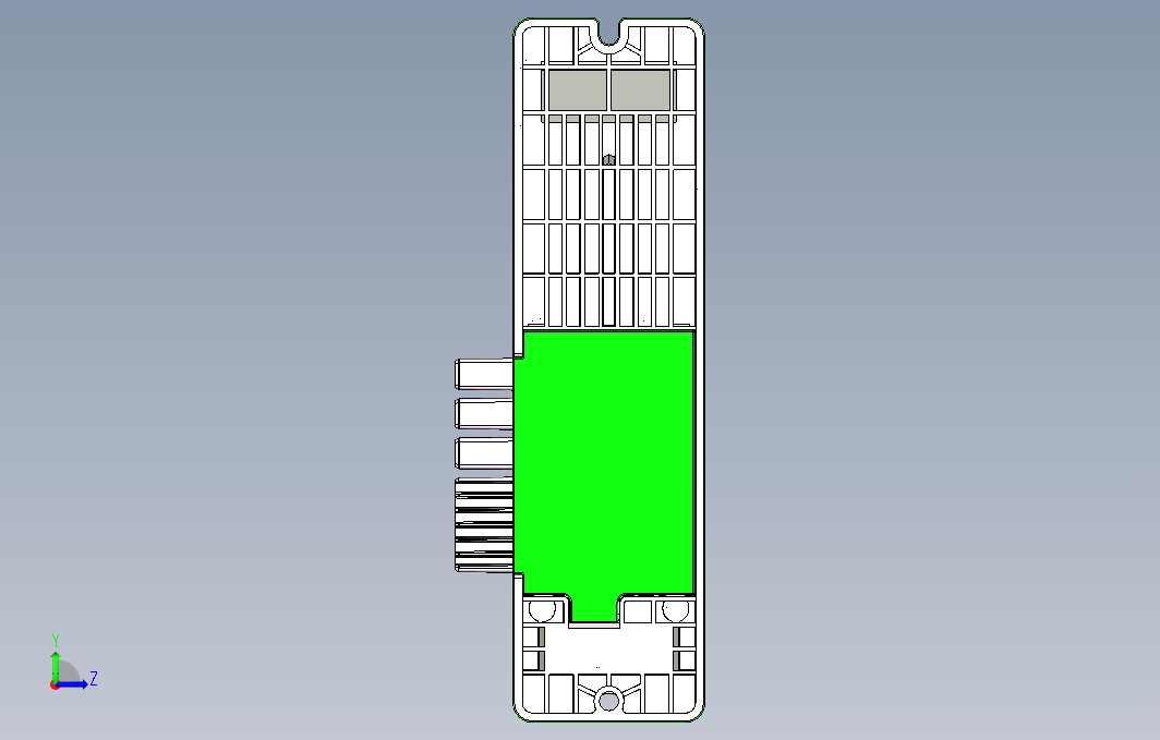 标准型多机传动变频器STEP_B00（MD800逆变单元整机外形STEP模型）