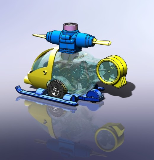 多齿轮传动Helicopter玩具直升机缩略图