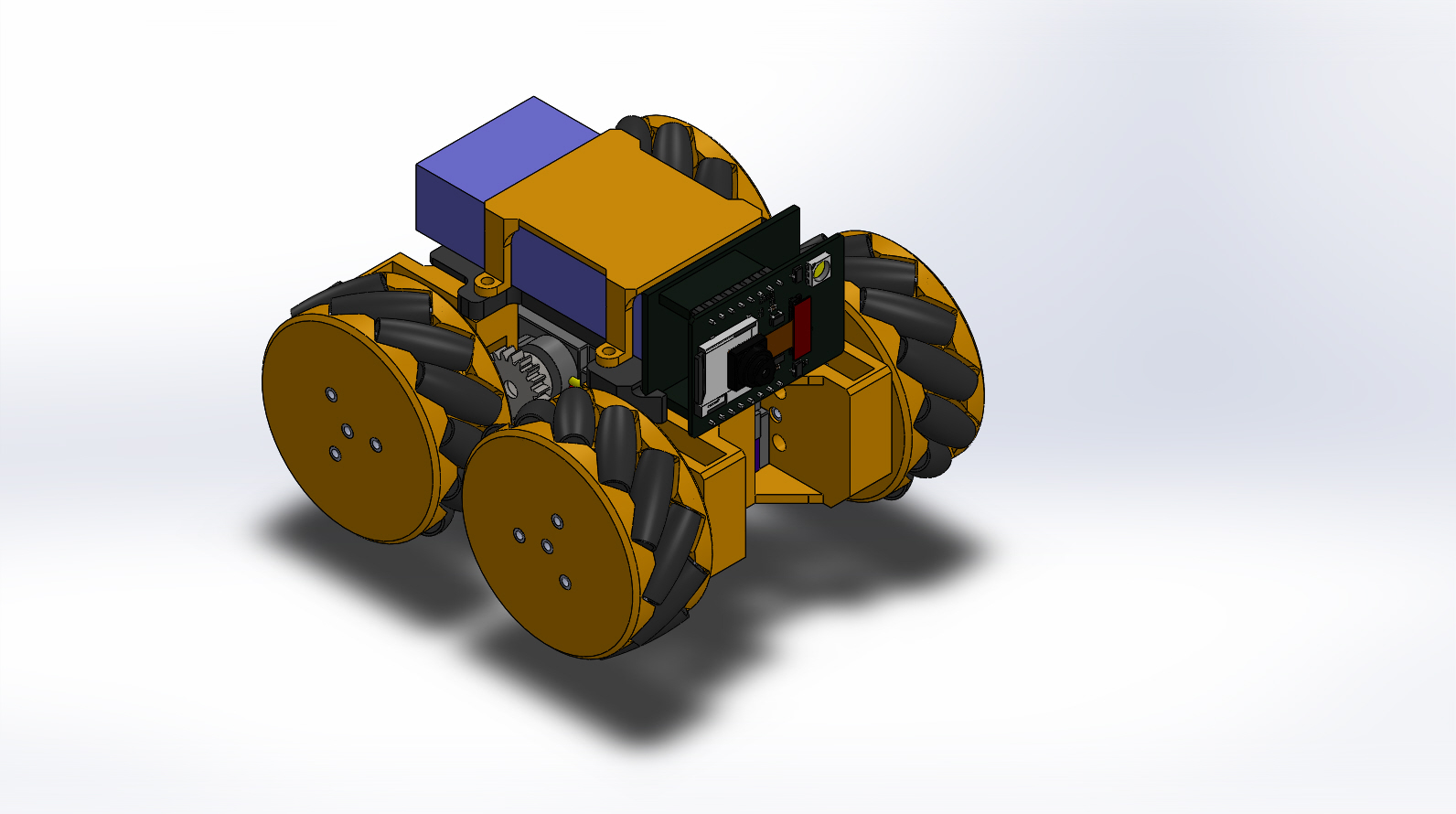 麦克纳姆轮小车 附控制源代码 Mecanum wheel vehicle