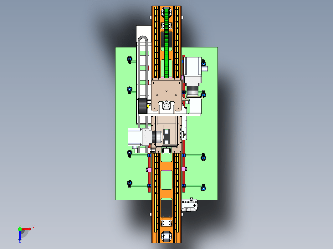 Z1660-双倍速机械手三维SW2018带参