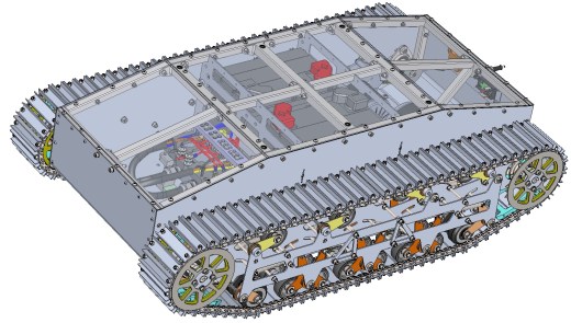 tracked vehicle（版本2）履带车底盘