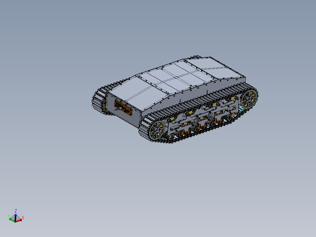 tracked vehicle（版本2）履带车底盘