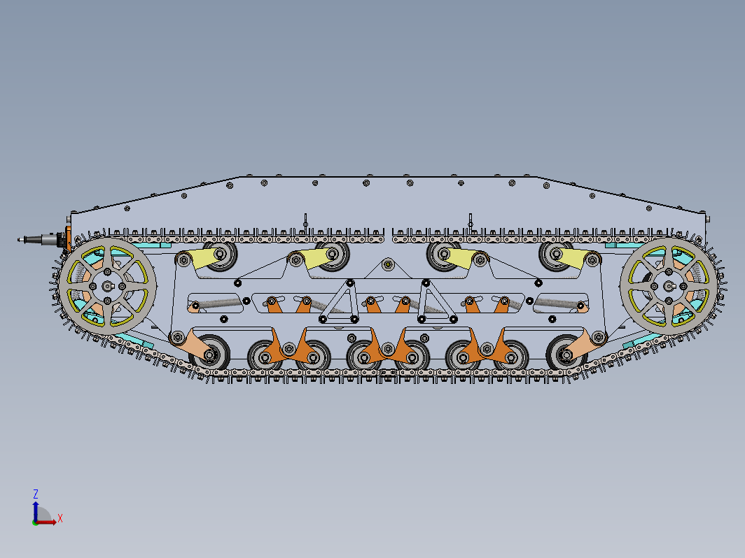 tracked vehicle（版本2）履带车底盘