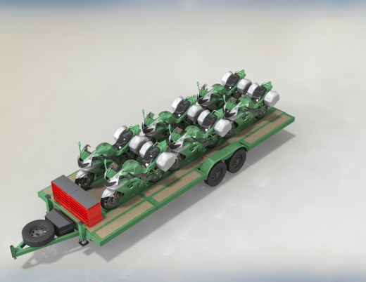 AE-CB集装箱式拖车
