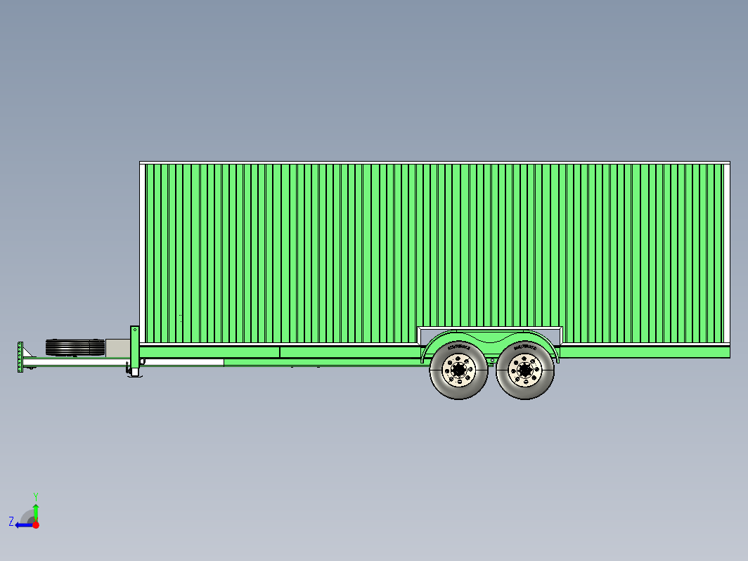 AE-CB集装箱式拖车