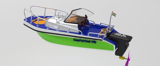 boat 19cm小游艇船模缩略图