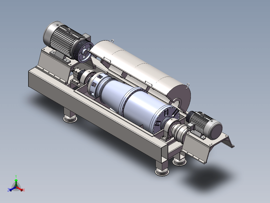 LW650-15°-2000卧式螺旋离心机机