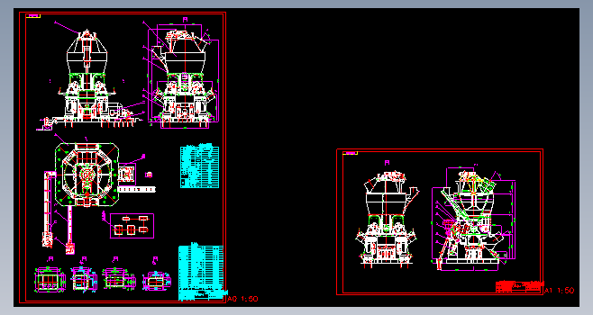 TLM50立磨总图纸