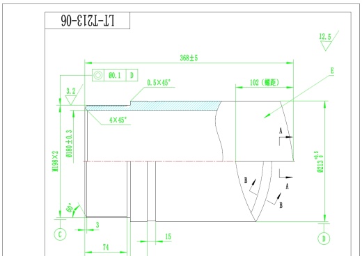 油井工具打捞筒CAXA图纸缩略图