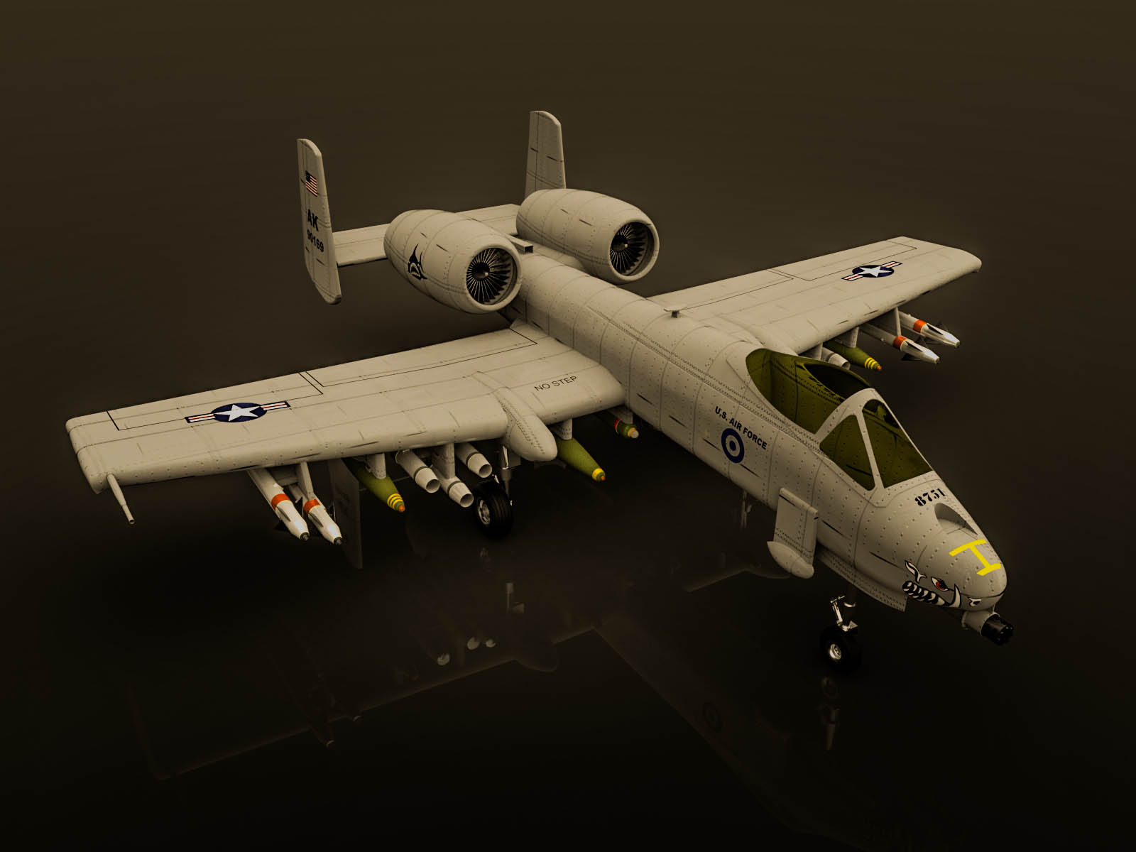 A-10霹雳II式攻击机