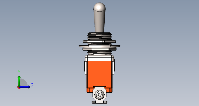 F0197-拨动开关模型图