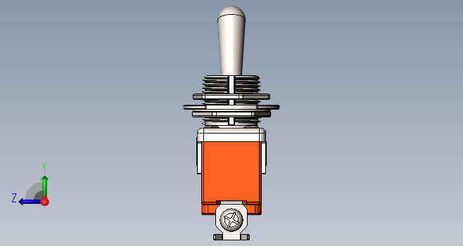 F0197-拨动开关模型图