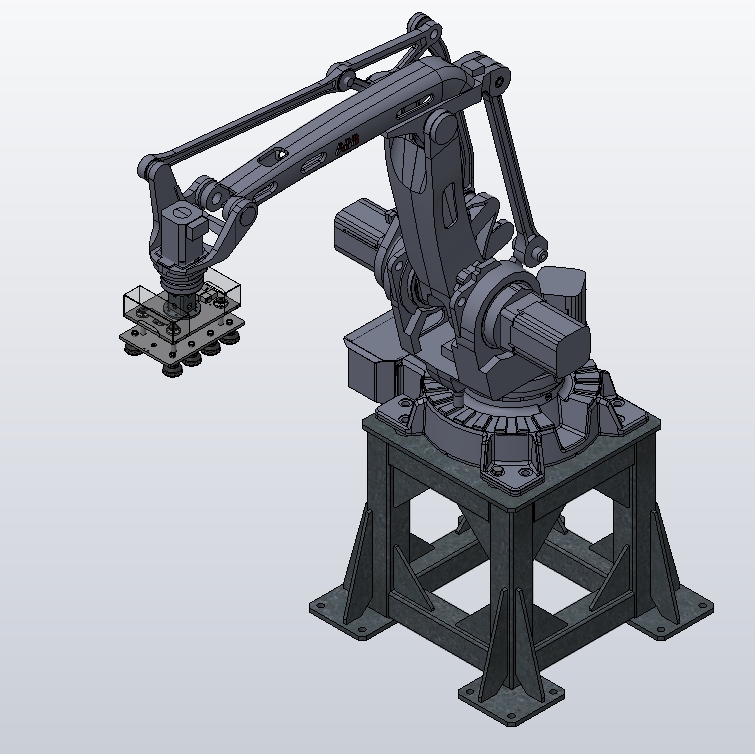 ABB 码垛机器人三维SW2018带参+=