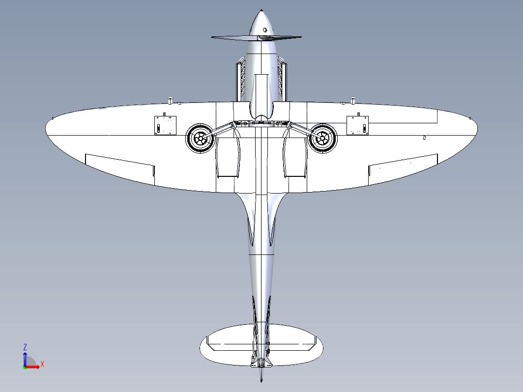 航模飞机 Spitfire MK IX