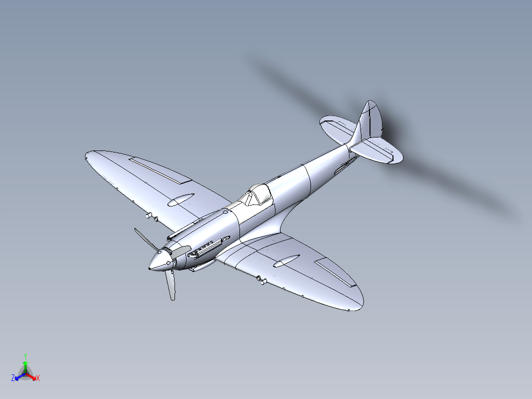 航模飞机 Spitfire MK IX