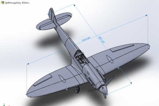 航模飞机 Spitfire MK IX缩略图