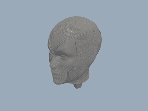 女死侍 高精度3D打印模型缩略图