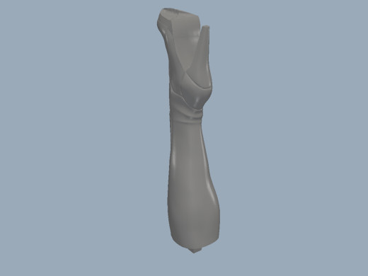 女死侍 高精度3D打印模型缩略图