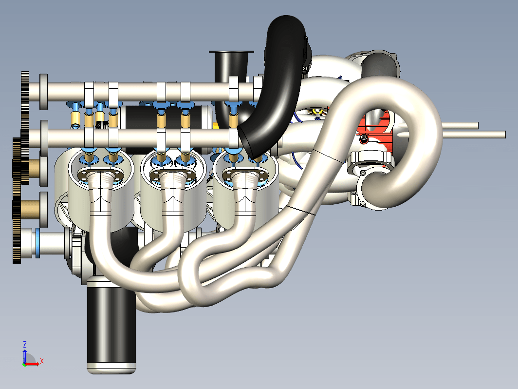 F1 V6 1.6L发动机结构部件