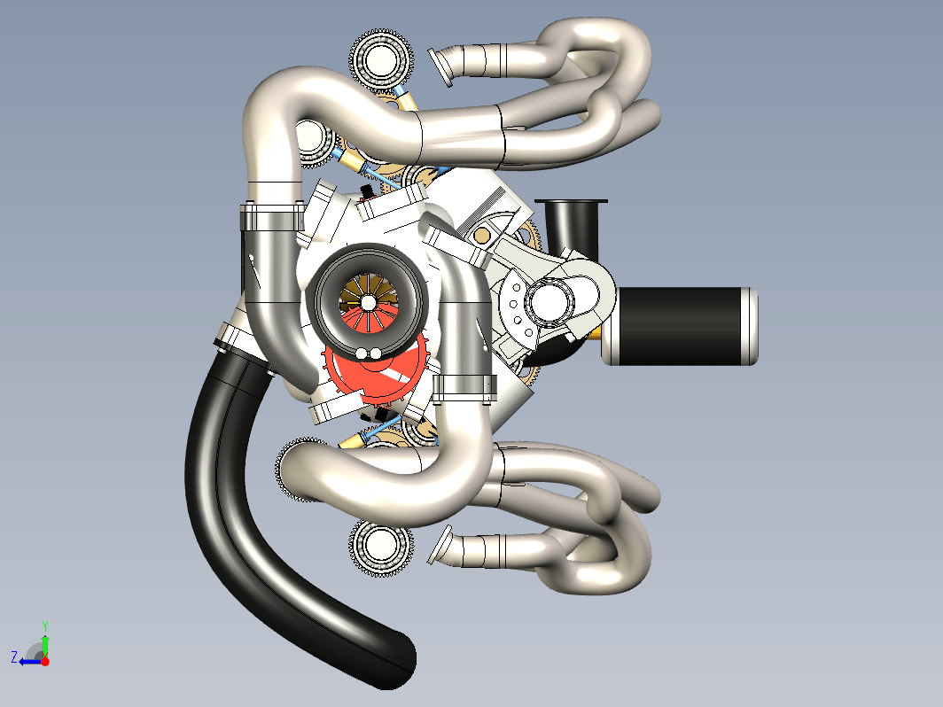 F1 V6 1.6L发动机结构部件