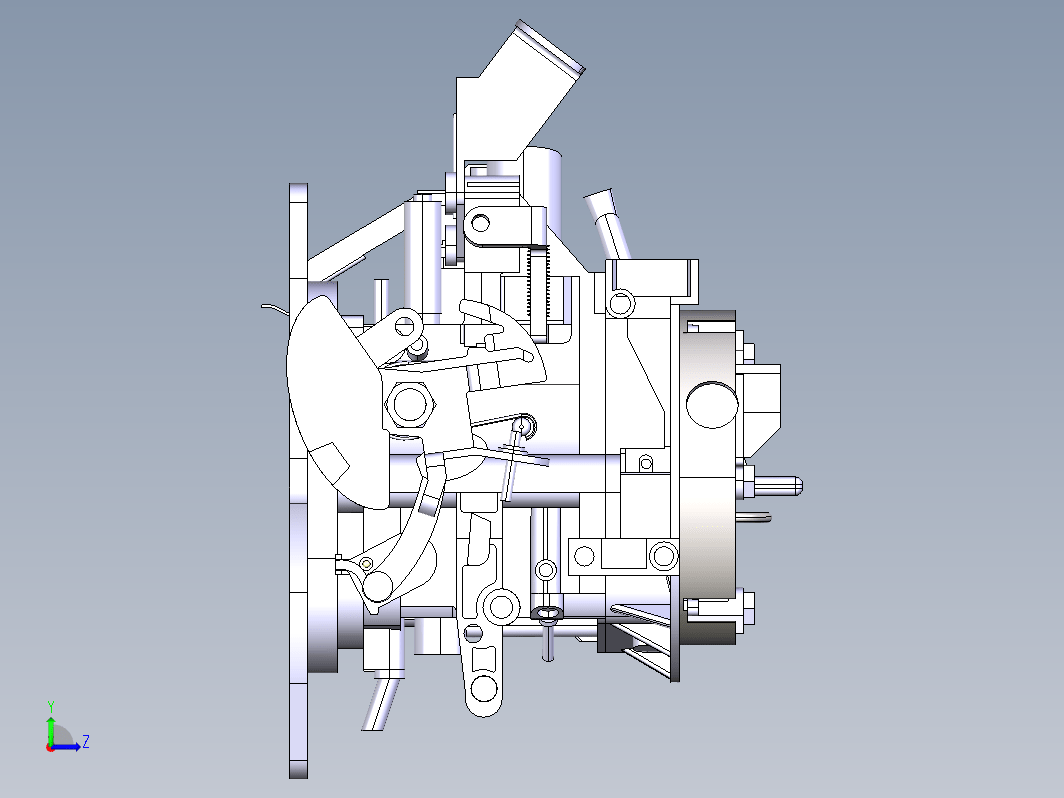 670大众车化油器CATIAV5R21设计