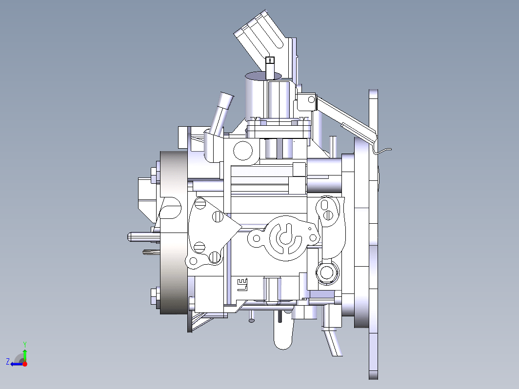 670大众车化油器CATIAV5R21设计