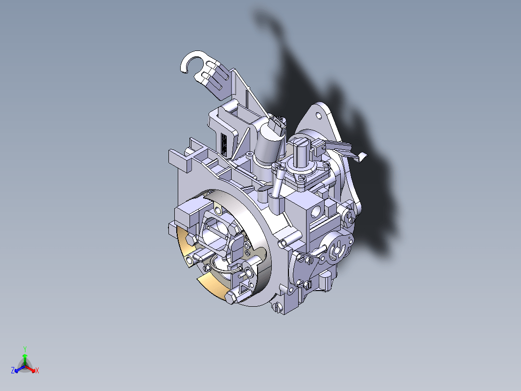 670大众车化油器CATIAV5R21设计