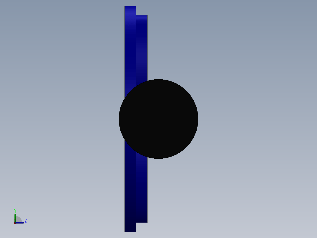 双活塞通过 SOLIDWORKS 中的凸轮机构作用相反