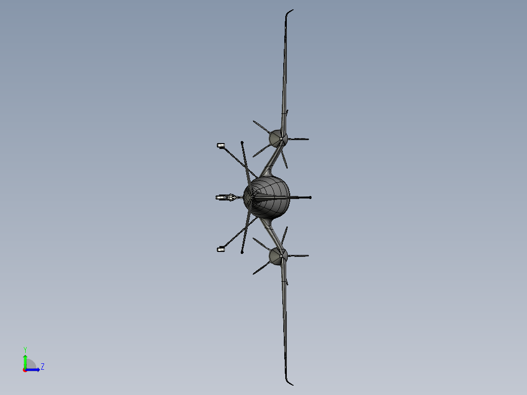 UCAV无人作战飞机造型