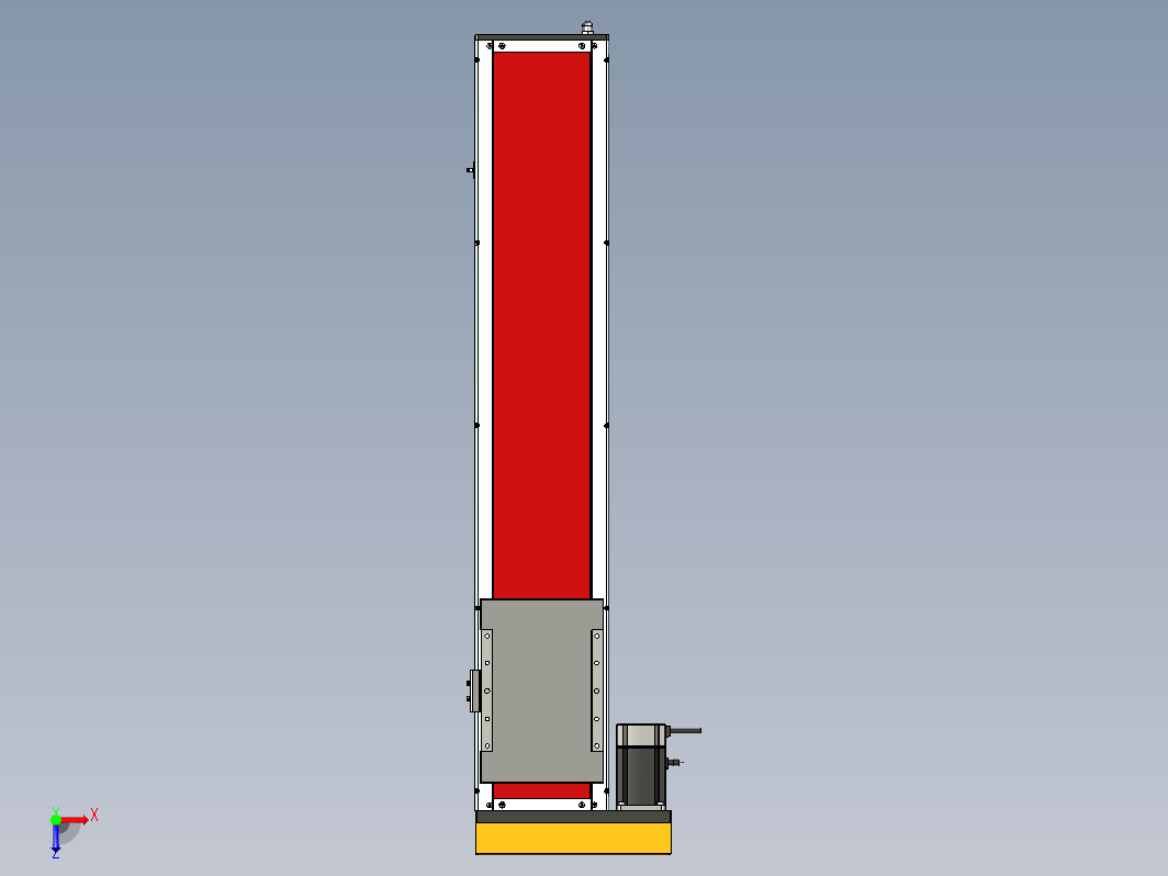 行程为 850 mm 的直线运动2