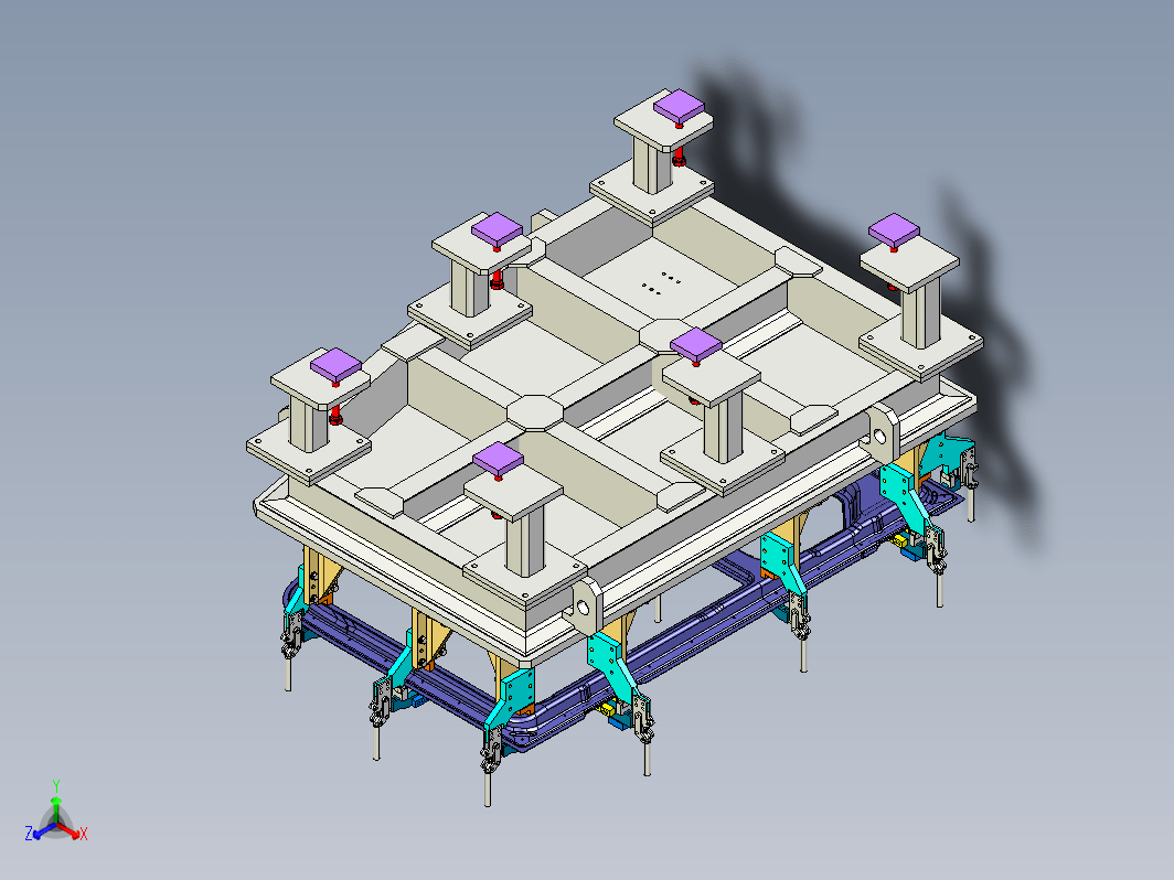 门板焊接夹具