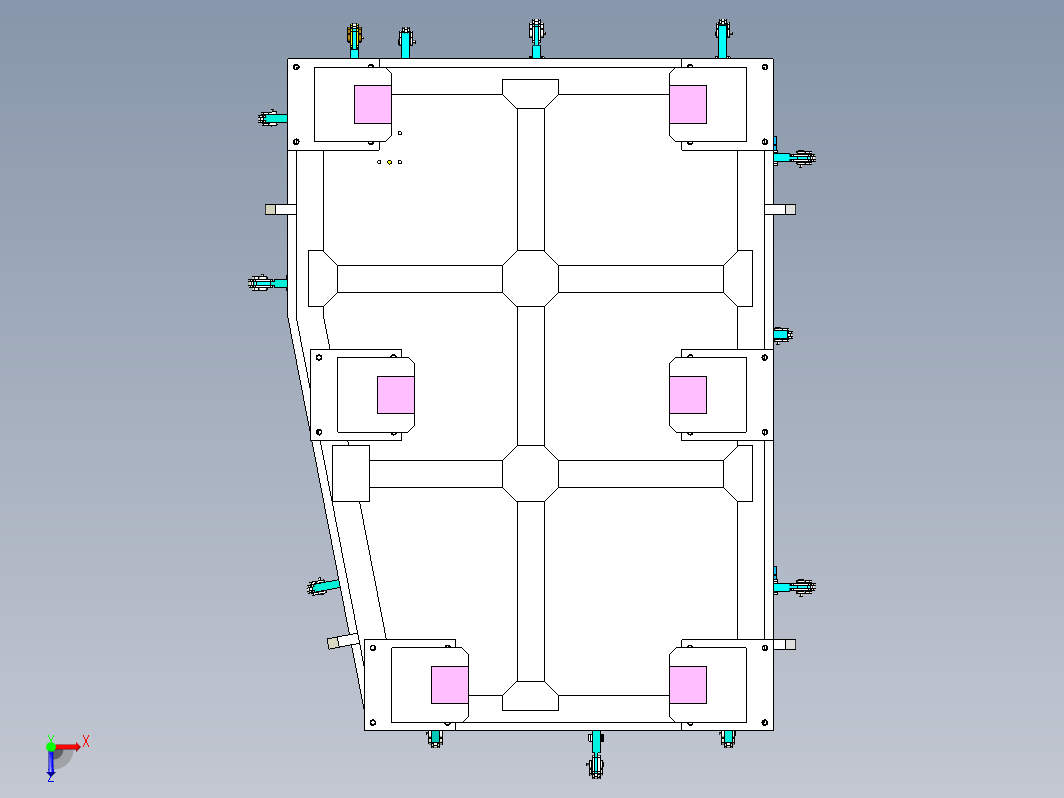 门板焊接夹具