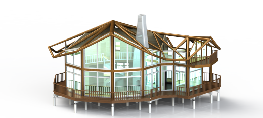 Wood House别墅建筑区缩略图