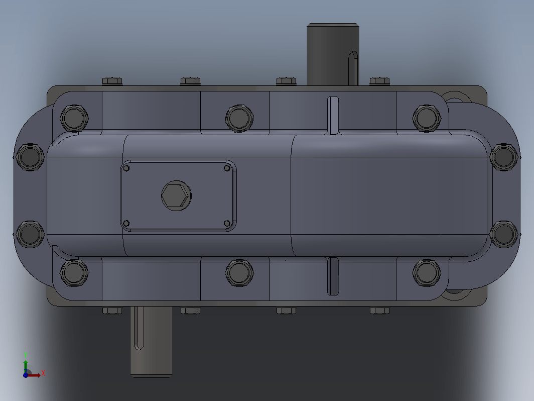 一级减速器3D图