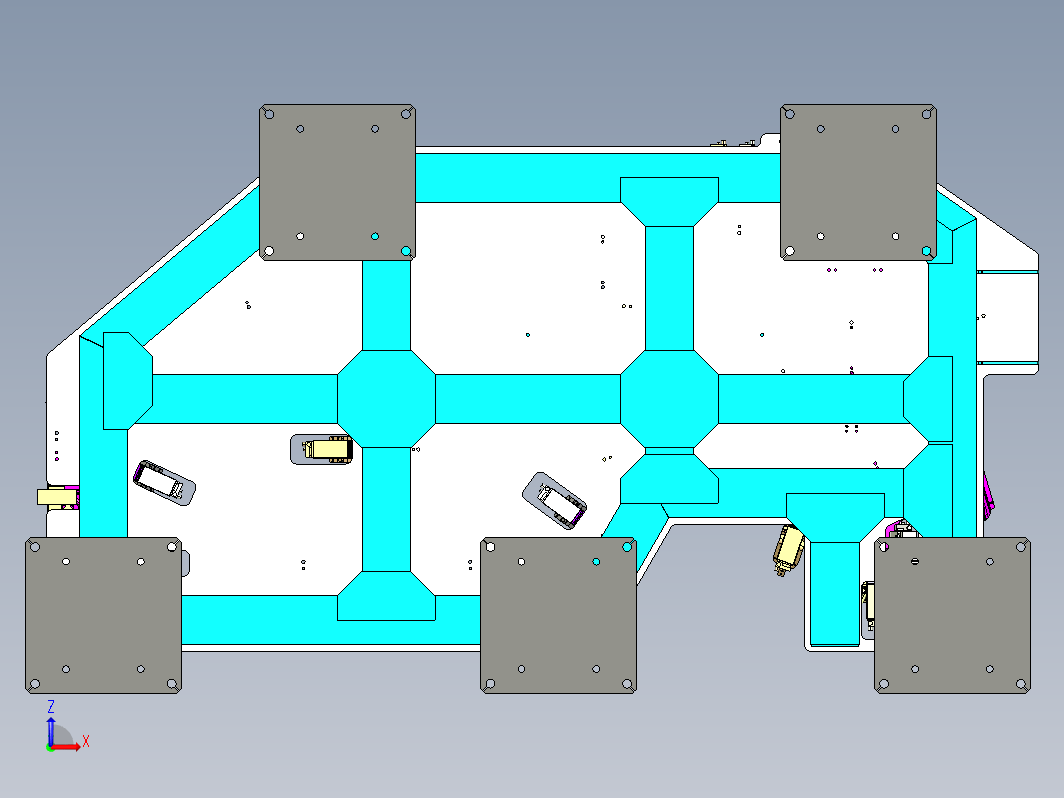 SUV右侧围外板总成焊装夹具