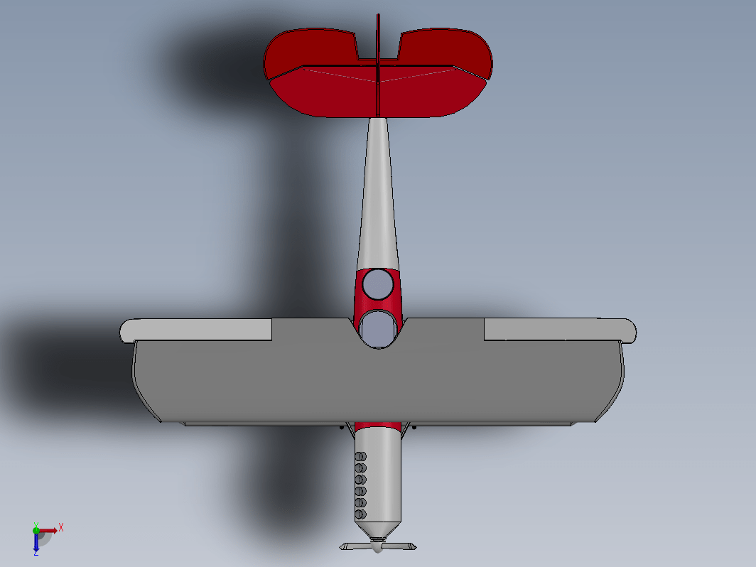 vecihi K-VI双翼飞机模型